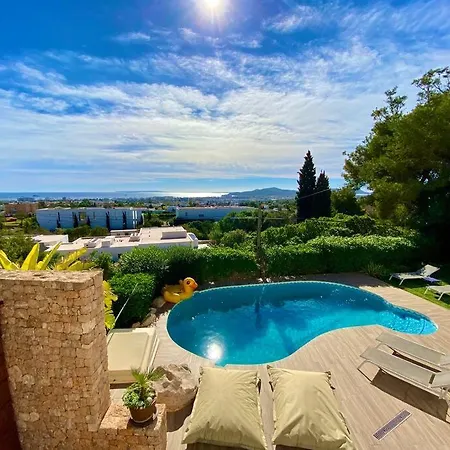 By Ibiza With Pool, Sea Views, Bbq Villa Sant Josep de sa Talaia